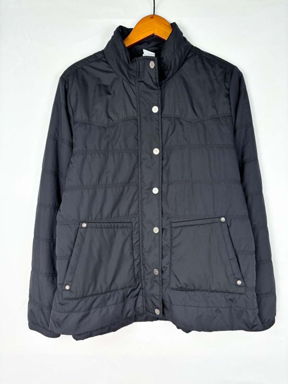 Cinch Womens Black Quilted Jacket Size XL Puffer Collar